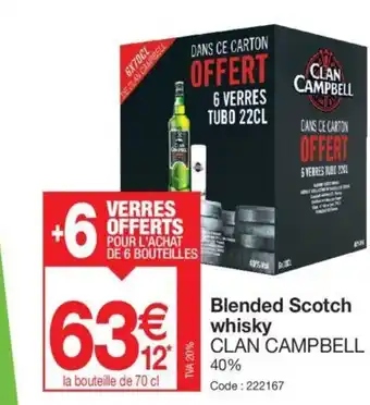 Promocash Blended Scotch whisky offre