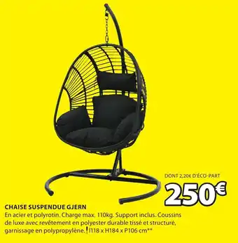 JYSK Chaise Suspendue Gjern offre