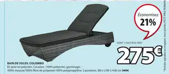 JYSK Bain de Soleil Colombo offre