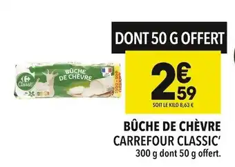 Supeco BUCHE DE CHEVRE offre