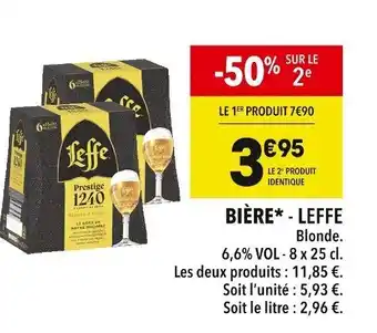 Supeco BIÈRE* - LEFFE offre