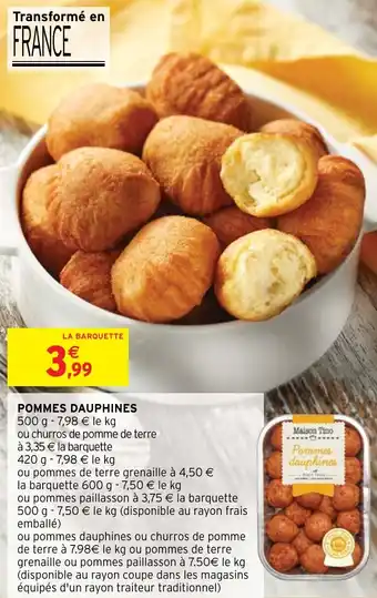 Intermarché Hyper POMMES DAUPHINES offre