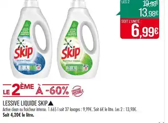 Match SKIP LESSIVE LIQUIDE ▲ offre