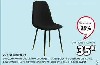 JYSK Chaise Jonstrup offre