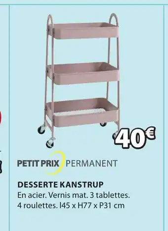 JYSK Desserte Kanstrup offre