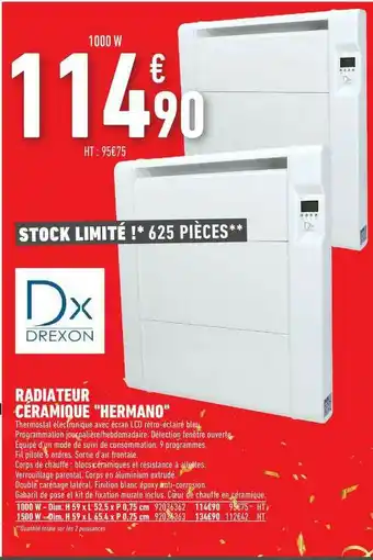 Brico Cash Radiateur Céramique offre