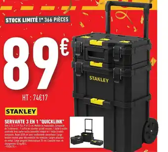 Brico Cash Servante 3 En 1 offre