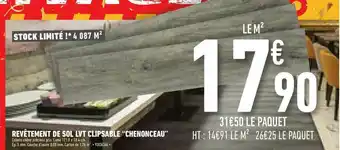 Brico Cash Revêtement De Sol Lvt Clipsable offre