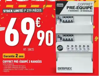 Brico Cash Coffret Pré-équipé 3 Rangées offre