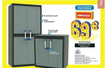 Armoires Jumbo, Armoire Basse, Armoire Haute