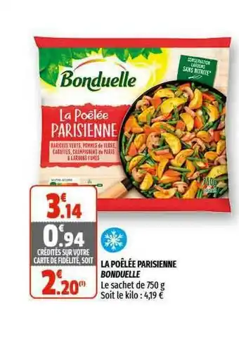 Coccimarket La Poêlée Parisienne Bonduelle offre