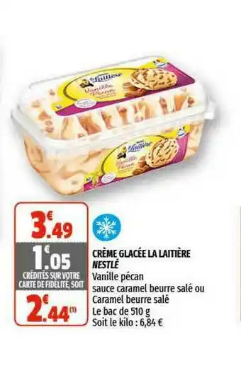 Coccimarket Crème Glacée La Laitière Nestlé offre