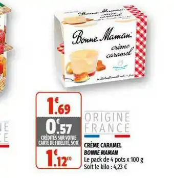 Crème Caramel Bonne Maman