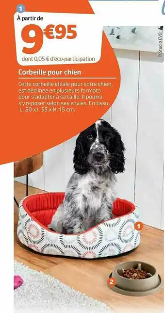 Jardiland Corbeille Pour Chien offre