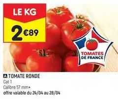 Leader Price Tomate ronde offre