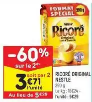 Leader Price Nestlé - ricoré original offre