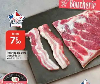 Maximarché Poitrine de porc offre