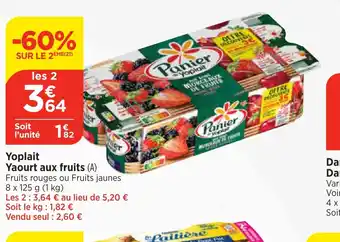 Maximarché Yoplait Yaourt aux fruits (A) offre