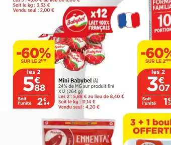 Maximarché Mini Babybel (A) offre