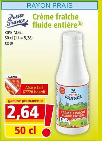 Norma Petite France Crème fraîche fluide entière offre