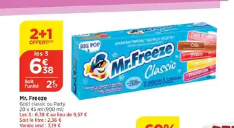 Maximarché Mr. Freeze offre