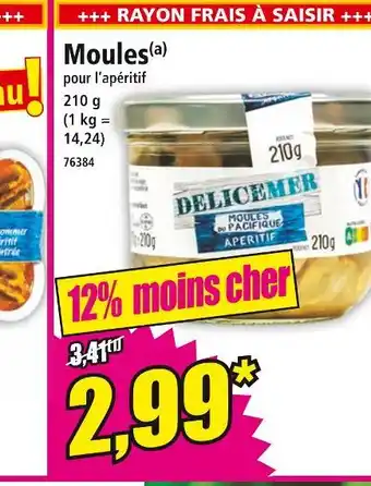 Norma DELICEMER Moules offre