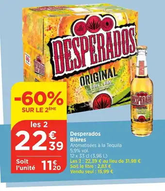 Maximarché Desperados Bières offre