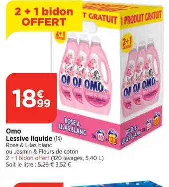 Maximarché Omo Lessive liquide offre