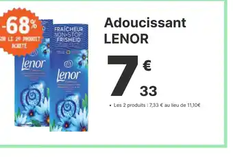 E.Leclerc Adoucissant LENOR offre