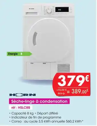 Pro&Cie Sèche-linge à condensation offre