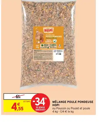 Intermarché Hyper MÉLANGE POULE PONDEUSE HOPI offre