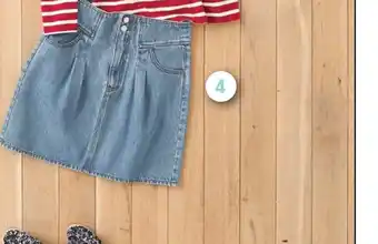 Intermarché Hyper 4 JUPE COURTE DENIM FEMME GÉMO offre