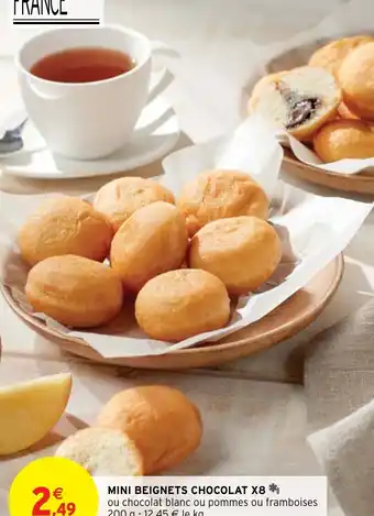 MINI BEIGNETS CHOCOLAT X8
