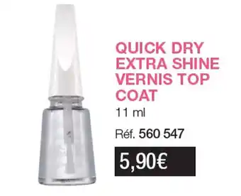 Stanhome QUICK DRY EXTRA SHINE VERNIS TOP COAT offre