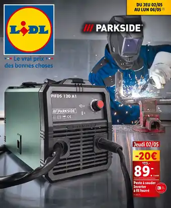 Lidl Poste à souder Inverter à fil fourré offre