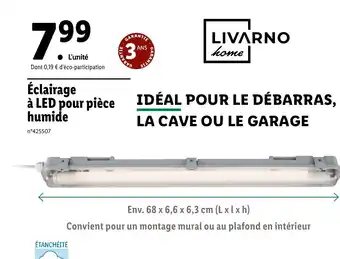 Lidl Éclairage à LED pour pièce humide offre