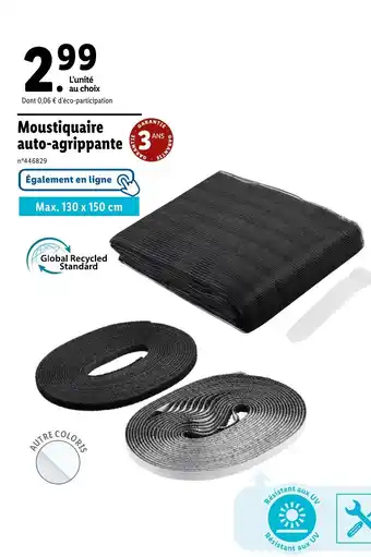 Lidl Moustiquaire auto-agrippante offre
