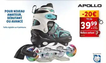 Lidl Rollers enfant offre