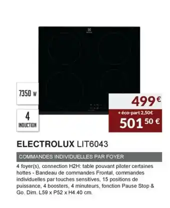 Copra Electrolux LIT6043 offre