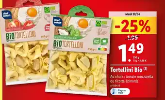 Lidl Tortellini Bio (3) offre