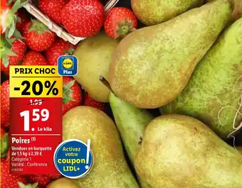 Lidl Poires (3) offre