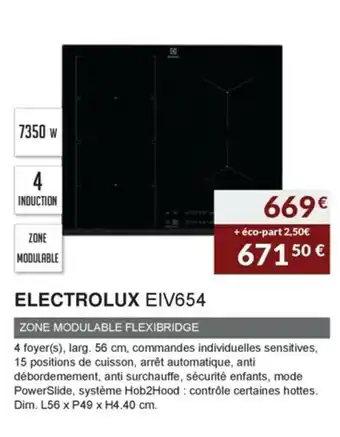 Copra Electrolux EIV654 offre