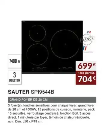 Copra Sauter SPI9544B offre