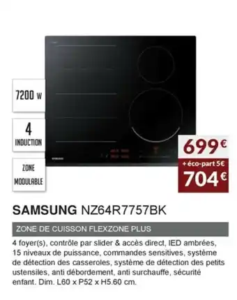 Copra Samsung NZ64R7757BK offre
