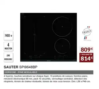Copra Sauter SPI9648BP offre