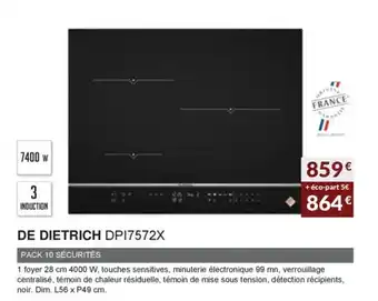 Copra De dietrich DPI7572X offre