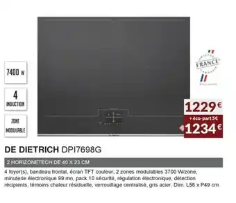 Copra De dietrich DPI7698G offre