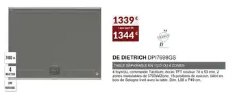 Copra De dietrich DPI7698GS offre