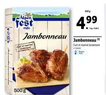 Lidl Jambonneau (3) offre