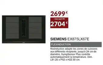 Copra Siemens EX875LX67E offre